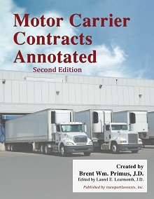 Motor Carrier Contracts Annotated